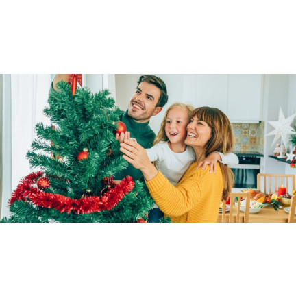 TG66272-5 WEIHNACHTSBOMBEN rot XXL SET 100 Stück BOMBEN 6/4/3cm