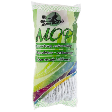 CHOM0032 BAUMWOLL-FADENMOPP MIT UNIVERSAL-MOPPSPITZE MIT GEWINDE