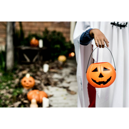 HL33 EIMER KÜRBIS SÜSSIGKEITEN BEHÄLTER GROSS HALLOWEEN SÜSSIGKEITEN