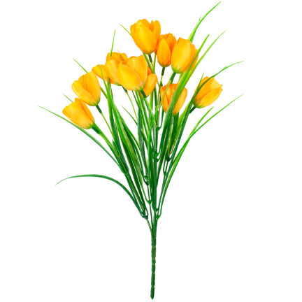 CV07855-5 TULPEN GELBE BLUMEN IM STRAUSS TULIP DEKORATION