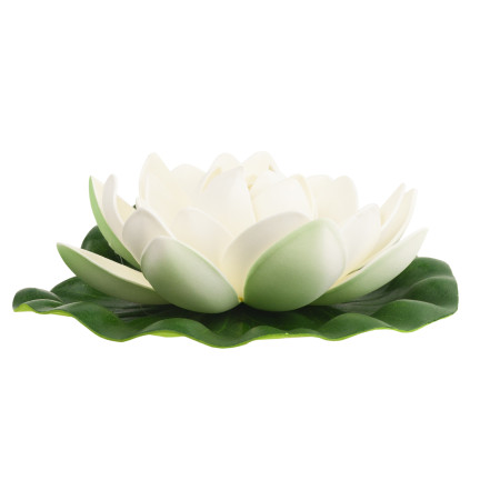 Wasserlilie, schwimmende Kunstblume, Lotusblume, für den Teich, aus Schaumstoff