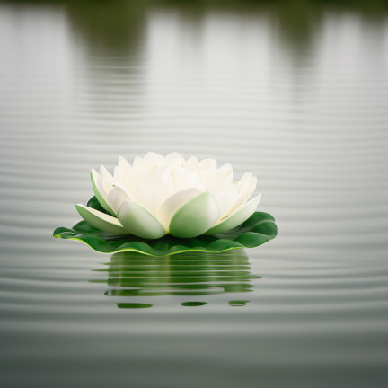 Wasserlilie, schwimmende Kunstblume, Lotusblume, für den Teich, aus Schaumstoff