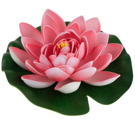 CV07908-2 SEEROSE KÜNSTLICHE LOTUSBLUME SCHWIMMEND FÜR WASSERTEICH ATRAPA