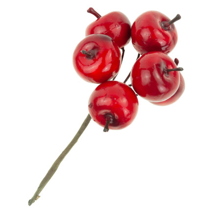 CV12367 ÄPFEL AUF EINEM DRAHT KÜNSTLICHE FRÜCHTE AUF EINEM PICK WEIHNACHTSBAUM DEKORATIONEN