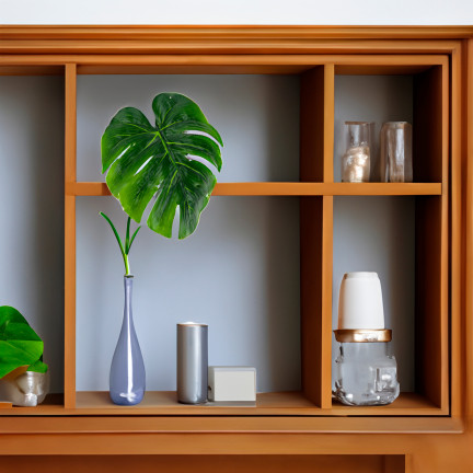CV13754 BLUME ZWEIG KÜNSTLICHE MONSTERA BLATT