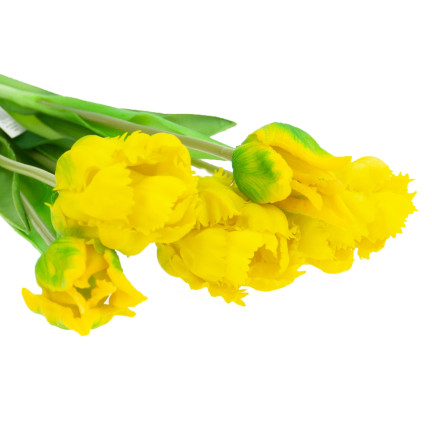 CV13899-3 TULIPS PAPULOPSY BUNCH KÜNSTLICHE BLUMEN gummiert 5St. wie Leben