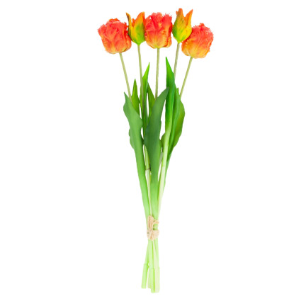 CV13899-7 PAPULIANS PAPUZA BUNCH KÜNSTLICHE BLUMEN gummiert 5 Stück wie lebende Blumen