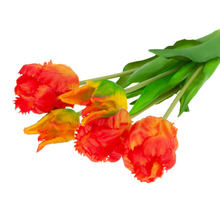 CV13899-7 PAPULIANS PAPUZA BUNCH KÜNSTLICHE BLUMEN gummiert 5 Stück wie lebende Blumen