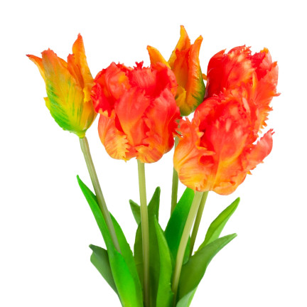 CV13899-7 PAPULIANS PAPUZA BUNCH KÜNSTLICHE BLUMEN gummiert 5 Stück wie lebende Blumen