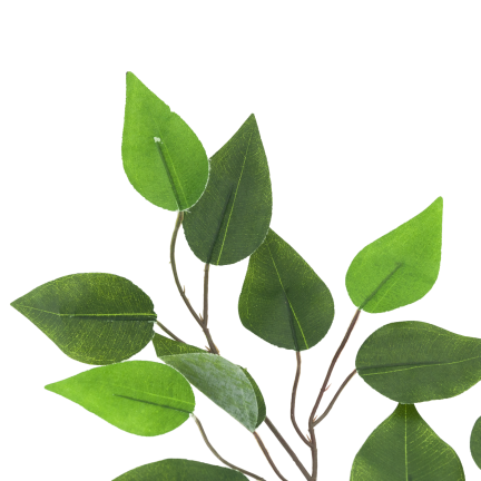 CV33351-2 Ficusblatt, künstlicher Zierzweig für Blumensträuße und Vasen