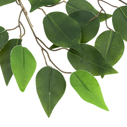 CV33351-2 Ficusblatt, künstlicher Zierzweig für Blumensträuße und Vasen