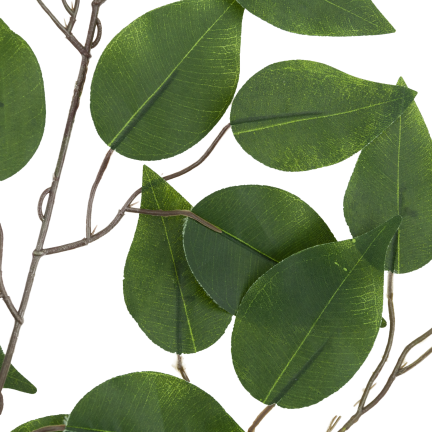 CV33351-2 Ficusblatt, künstlicher Zierzweig für Blumensträuße und Vasen