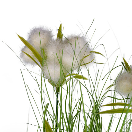 CV17514 GETOPFTES KUNSTGRAS PAMPAS-SIEGEL DEKORATIV