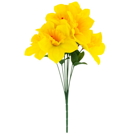 CV22107 Narzissen-Strauß, künstliche Narzissen, Blumen für die Vase, Frühlingsarrangement
