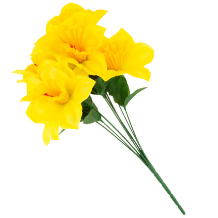 CV22107 Narzissen-Strauß, künstliche Narzissen, Blumen für die Vase, Frühlingsarrangement