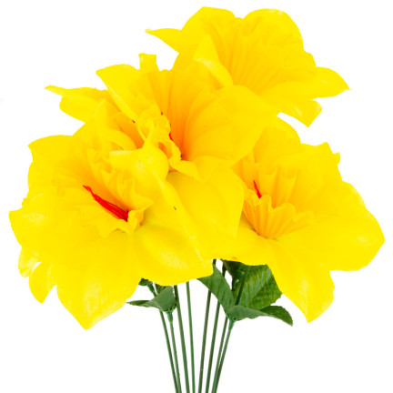 CV22107 Narzissen-Strauß, künstliche Narzissen, Blumen für die Vase, Frühlingsarrangement