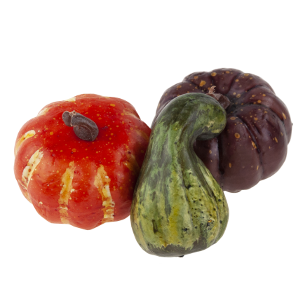 CV23694 KÜNSTLICHE KÜRBISSE IN EINER TÜTE KÜRBIS HERBST DEKORATION HALLOWEEN