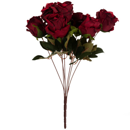 CV23816-6 STRAUSS VON 7 ROTEN ROSEN ROSE DICHT WIE LEBEN