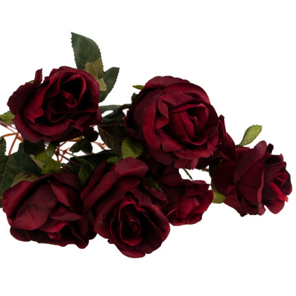 CV23816-6 STRAUSS VON 7 ROTEN ROSEN ROSE DICHT WIE LEBEN