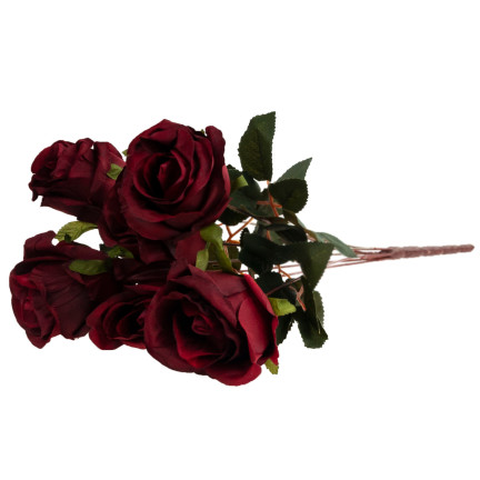 CV23816-6 STRAUSS VON 7 ROTEN ROSEN ROSE DICHT WIE LEBEN