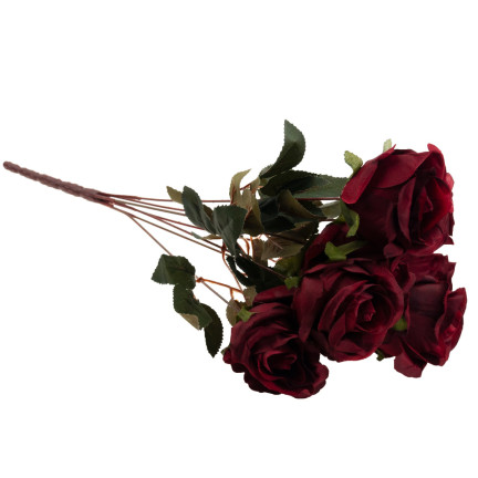 CV23816-6 STRAUSS VON 7 ROTEN ROSEN ROSE DICHT WIE LEBEN