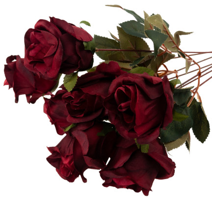 CV23816-6 STRAUSS VON 7 ROTEN ROSEN ROSE DICHT WIE LEBEN
