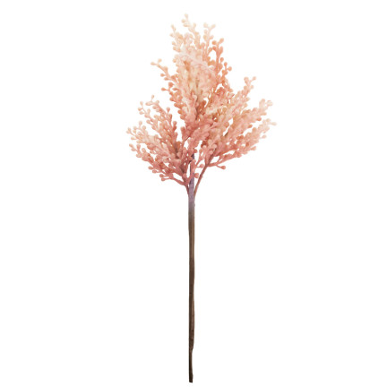 CV23906-2 GRAS ZWEIG DEKORATIVE ROSA KÜNSTLICHE DEKORATIVE FELD AUF FEDER FÜR VASE