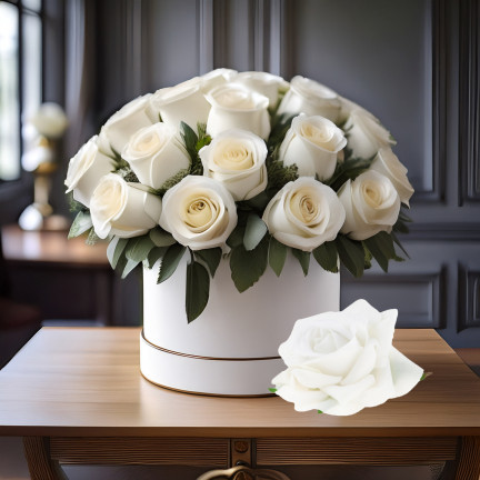 CV23968-1 ROSE PRODUKT SAMT BLUME KOPF REALISTISCH FÜR FLOWERBOXES SCHILF