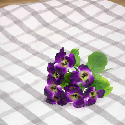 CV26367-4 Stiefmütterchen, dichter Strauß aus Stiefmütterchen, künstliche Blumen, Stiefmütterchenzweige im Strauß