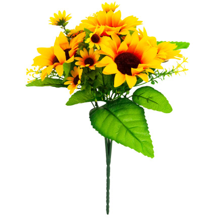 CV26503 Sonnenblume, Strauß aus künstlichen Sonnenblumen, Blumen für die Vase oder als Tischdekoration
