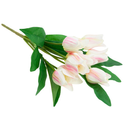 CV26811-2 GROSSER BLUMENBUNNENSTRAUSS X9 rosa KUNSTBLUMEN BLUMENBUNNENSTRAUSS