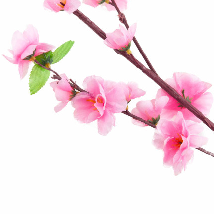 CV27017-2 Apfelblüten, Blütenzweig, Apfelbaum, schöne große rosa Blüten, 120 cm