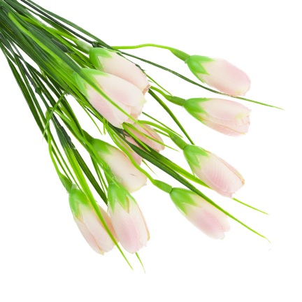 CV27023-2 Pulver Krokusse Krokus Strauß künstliche Blumen Frühling Dekoration Dekoration für Vase