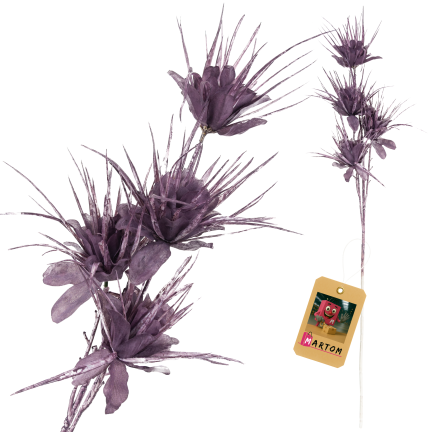 CV28419-7 – künstlicher, exotischer Zweig, violett, schattiert