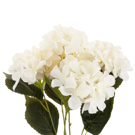 CV28571-1 HORTENSIE DICHTEN SCHÖNEN STRAUSS VON HORTENSIEN KÜNSTLICHE BLUMEN WIE LIVE-WEISS X5
