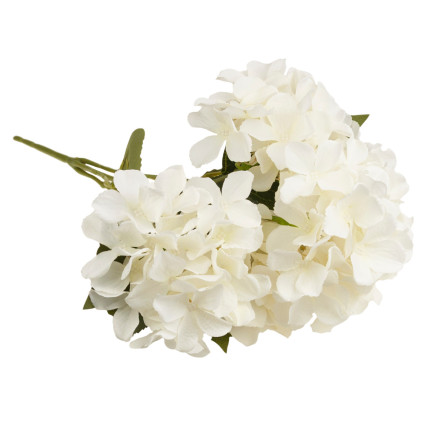 CV28571-1 HORTENSIE DICHTEN SCHÖNEN STRAUSS VON HORTENSIEN KÜNSTLICHE BLUMEN WIE LIVE-WEISS X5