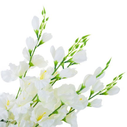 CV31140-15 KÜNSTLICHER GLADIOLENZWEIG DEKORATIVE VASENBLUMEN