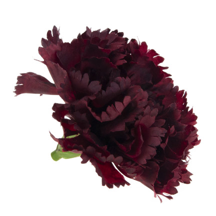 CV31484-20 Nelke Blume Kopf künstliche Blumen wie Live für Kopfbedeckungen Maroon