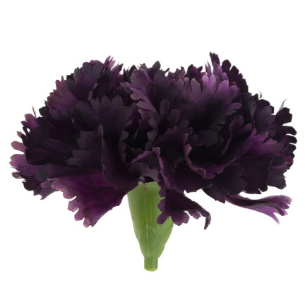 CV31484-22 Nelke Produkt Kopf künstliche Blumen wie Live für Kopfbedeckungen lila