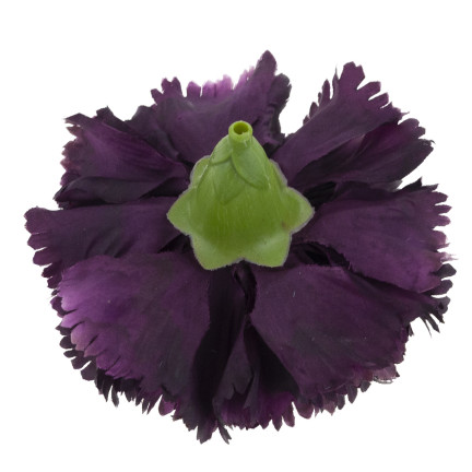 CV31484-22 Nelke Produkt Kopf künstliche Blumen wie Live für Kopfbedeckungen lila