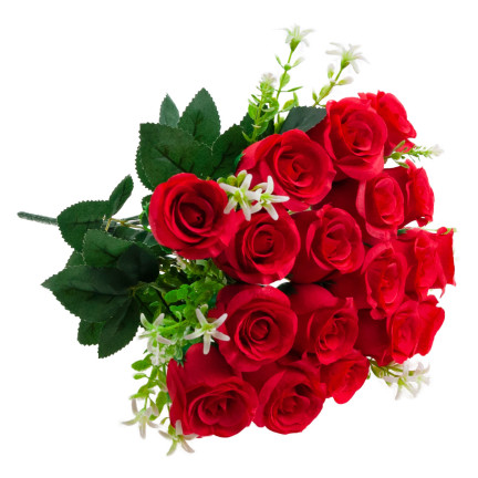CV31493-4 STRAUSS VON 18 ROSEN ALS LIVE SCHÖNE ROSEN IM STRAUSS DEKORATIVE DICHT