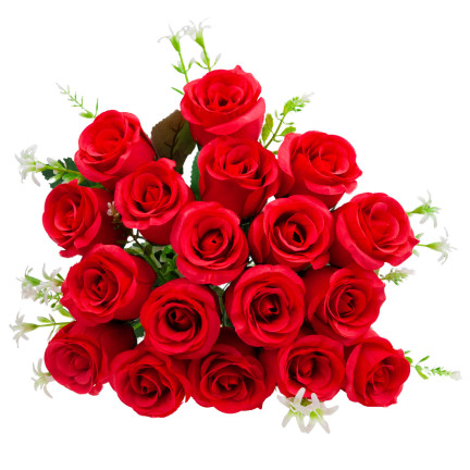 CV31493-4 STRAUSS VON 18 ROSEN ALS LIVE SCHÖNE ROSEN IM STRAUSS DEKORATIVE DICHT
