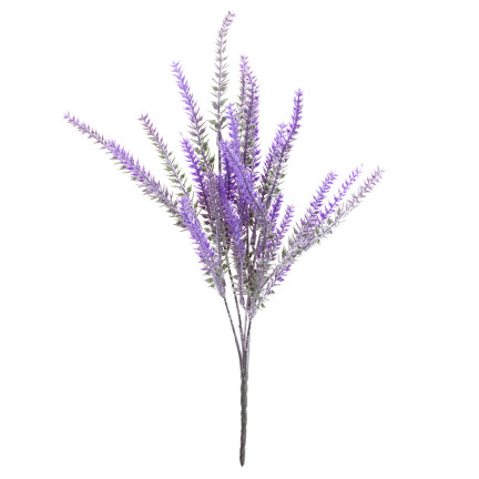 CV32396 Lavendel – Strauß aus künstlichem Lavendel, Zweige, 5 Stück, künstliche Blumen, naturgetreu
