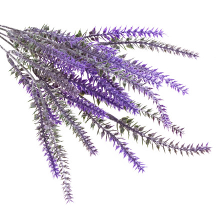 CV32396 Lavendel – Strauß aus künstlichem Lavendel, Zweige, 5 Stück, künstliche Blumen, naturgetreu