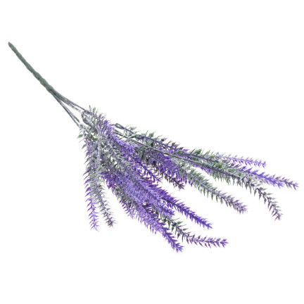 CV32396 Lavendel – Strauß aus künstlichem Lavendel, Zweige, 5 Stück, künstliche Blumen, naturgetreu