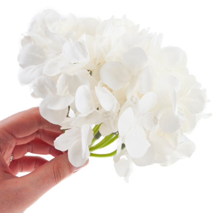CV31853 HORTENSIE PRODUKT HORTENSIE BLUME KOPF KÜNSTLICHE BLUMEN WIE DAS LEBEN