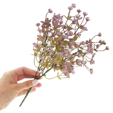 CV32157-1 Schleierkraut, Blumenstrauß aus Schleierkraut-Zweigen für Kopfbedeckung 31 cm KÜNSTLICHE BLUME, Gräberfeld