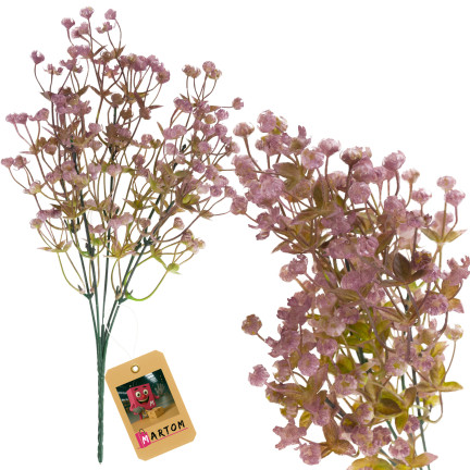 CV32157-1 Schleierkraut, Blumenstrauß aus Schleierkraut-Zweigen für Kopfbedeckung 31 cm KÜNSTLICHE BLUME, Gräberfeld