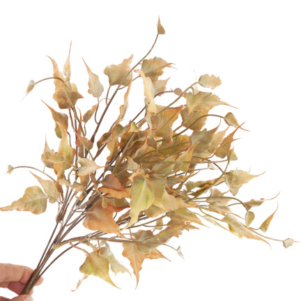 CV32202-1 KÜNSTLICHE BLÄTTER IN EINEM BLUMENSTRAUSS BLÄTTER FÜR HERBST HERBST DEKORATIVE