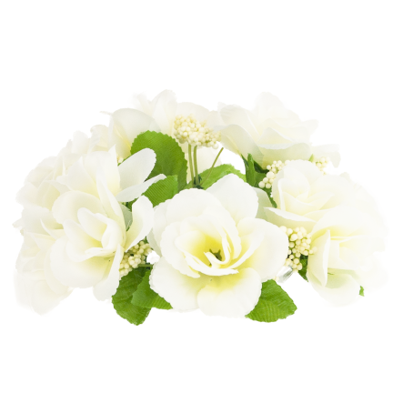 Dekorativer Rosenkranz, Rosen im Kranz, Frühlingsdekoration, Ostern